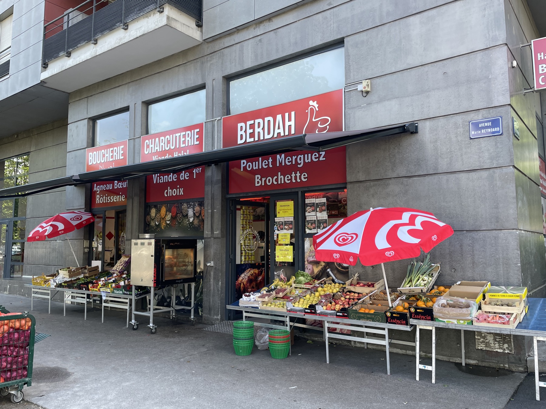 Façade H.M Berdah — 8 av. Marie Reynoard, Grenoble